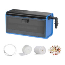 (Style B) Aquarium Filtration Box for Turtle Fish Tank Shop Installation Accessories