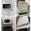 (White) Extendable Sturdy Wall Mounted Microwave Shelf Bracket Organizer 3