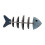 (Flat) Beach Themed Unique Fishbone Shape Wall Shelf Easy to Use House Decor 3