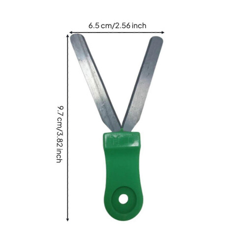 (Green) Garden Tool Y-Shaped Bud Notching Ring for Fruit and Orange Trees 2
