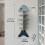 (Vertical) Beach Themed Unique Fishbone Shape Wall Shelf Easy to Use House Decor 3