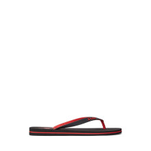 (10 UK, Black/Red) Ralph Lauren Mens Beach & Pool Flip Flops