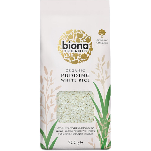 Biona Organic Pudding Rice, 500g 2