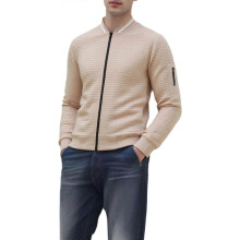 (Khaki, XXL) Leichte, warme Herren-Reißverschlussjacke, atmungsaktiv, moderne Passform, Stehkragen, Armeegrün, Größe S