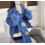 (Blue, L) Damen-Winterjacke 2022, Strickpullover mit Quasten, Freizeitjacke 1