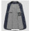 (Blue, M) Premium Men's Slim Fit Denim Jacket with Leather Patchwork Details 25-26 2