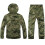 (black python, M) Taktisches Softshell-Jagdset für Herren, wasserdichte Windjacke und Hose im Tarnmuster 2