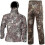 (mountain python, L) Taktisches Softshell-Jagdset für Herren, wasserdichte Windjacke und Hose im Tarnmuster 1
