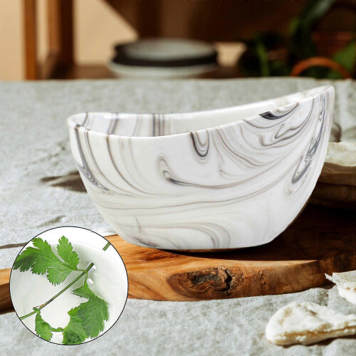(Black) Ceramic Herb Stripper Bowl Kitchen Tool Leaf Separator Peeling Gift 1