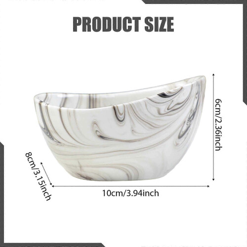 (Black) Ceramic Herb Stripper Bowl Kitchen Tool Leaf Separator Peeling Gift 2