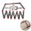 (16 fold) Règle de mesure pliable multi-angles réglable avec outil de gabarit perforé 4