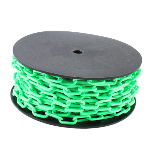 (Green) Easy-Cut High-Visibility PP Safety Barrier Chain Links Caution Security 1