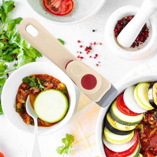 (White) Detachable Pan Handle Replacement Ergonomic Comfortable Nonslip Multipurpose Tableware 2