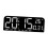(White) Big Wall Mount LED Digital Clock with Date Week Temperature Huge Timer 3