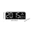 (White) Big Wall Mount LED Digital Clock with Date Week Temperature Huge Timer 4