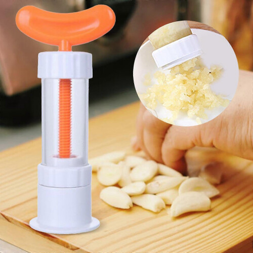 (4 Pcs) Heavy Duty 3x Garlic Press Mincer Grinder Crusher Tool 2