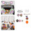(Set one) Halloween Spider Pumpkin Pull Flag Balloon Set 2 Pack Black Pink White Orange Decor 3