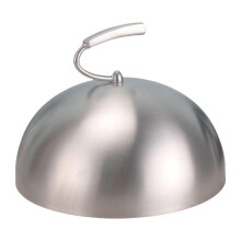 (Style E, 14cmx7cm) Universelle Edelstahl-Staubschutzhaube für Gerichte und Käse zum Übergießen