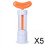 (5 Pcs) Heavy Duty 3x Garlic Press Mincer Grinder Crusher Tool 5