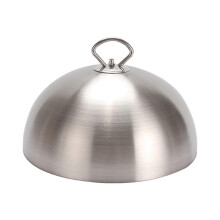 (Style B, 14cmx7cm) Universelle Edelstahl-Staubschutzhaube für Gerichte und Käse zum Übergießen
