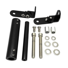 (Black) Universal Motorcycle Navigation Mount Bracket Adjustable Replacement Parts Accessories