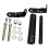 (Black) Universal Motorcycle Navigation Mount Bracket Adjustable Replacement Parts Accessories 3