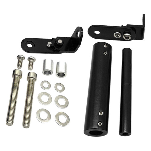 (Black) Universal Motorcycle Navigation Mount Bracket Adjustable Replacement Parts Accessories 2