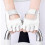 (White, M) Fingerless Weight Lifting Gloves for Men Multi-function Ventilated Half Finger Gym Workout 5