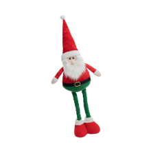 (Santa 18x9x42 cm) Figurka do rękodzieła, lalka świąteczna, ozdoba świąteczna