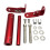 (Red) Universal Motorcycle Navigation Mount Bracket Adjustable Replacement Parts Accessories 1