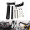 (Black) Universal Motorcycle Navigation Mount Bracket Adjustable Replacement Parts Accessories 4