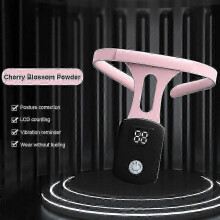 (Pink) Appareil portable à ultrasons chauffant pour le drainage lymphatique du cou, pour le remodelage corporel et l'apaisement