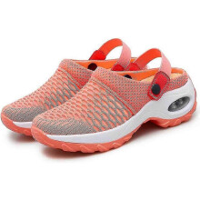 (Orange, EU 41) Women's Air Cushion Orthopedic Clogs for Back & Knee Pressure Relief