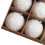 (White) 9x Christbaumkugel-Anhänger als Gastgeschenke 2