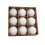 (White) 9x Christbaumkugel-Anhänger als Gastgeschenke 3