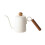 (white) Bollitore a collo d'oca di precisione per tè e caffè filtro con beccuccio lungo e stretto. 4