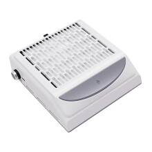(white) Nettoyeur de poussière d'ongles électrique puissant 100 W, pratique et idéal comme cadeau pour les salons de manucure.