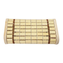 (solid wooden frame) Smooth Bamboo Sauna Neck Pillow Comfortable Headrest Support for Adults Versatile Rest