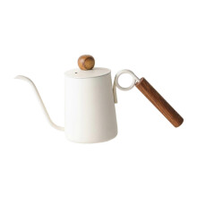 (white) Precision Gooseneck Kettle for Tea & Pour Over Coffee Long Narrow Spout Coffee Maker