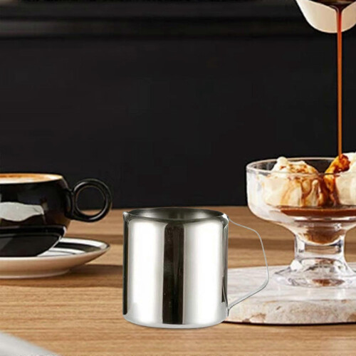 (60ml) Brocca per schiumare il latte portatile con beccuccio, multiuso per tazze, bicchieri e caraffe. 2