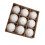 (White) 9x Christbaumkugel-Anhänger als Gastgeschenke 4