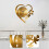 (Gold) Modern Acrylic Heart Wall Clock Silent Non Ticking Creative Decor 4