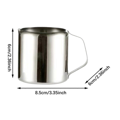 (150ml) Brocca per schiumare il latte portatile con beccuccio, multiuso per tazze, bicchieri e caraffe. 1