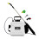 (8L White) Portable Electric Sprayer Single Shoulder Strap Wear Resistant Multipurpose 2