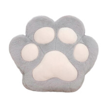 (Gray Blue) Gift Cute Lovely Cat Paw Couch Cushion Sofa Throw Pillow Blanket