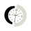 (30CM) Decorative Acrylic Silent Wall Clock Modern Hanging Ornament Timepiece for Home 2