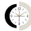 (30CM) Decorative Acrylic Silent Wall Clock Modern Hanging Ornament Timepiece for Home 3