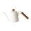 (white) Bollitore a collo d'oca di precisione per tè e caffè filtro con beccuccio lungo e stretto. 3