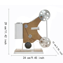 (Brown) Vintage-Filmprojektor-Modell, Schreibtischstatue, feine Handwerkskunst