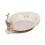 (silver) Peacock Shape Decorative Fruit Bowl Lightweight Serving Tray for Nuts and Snacks 1